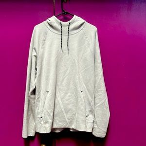 EUC Old Navy Active light gray men’s L hooded sweatshirt